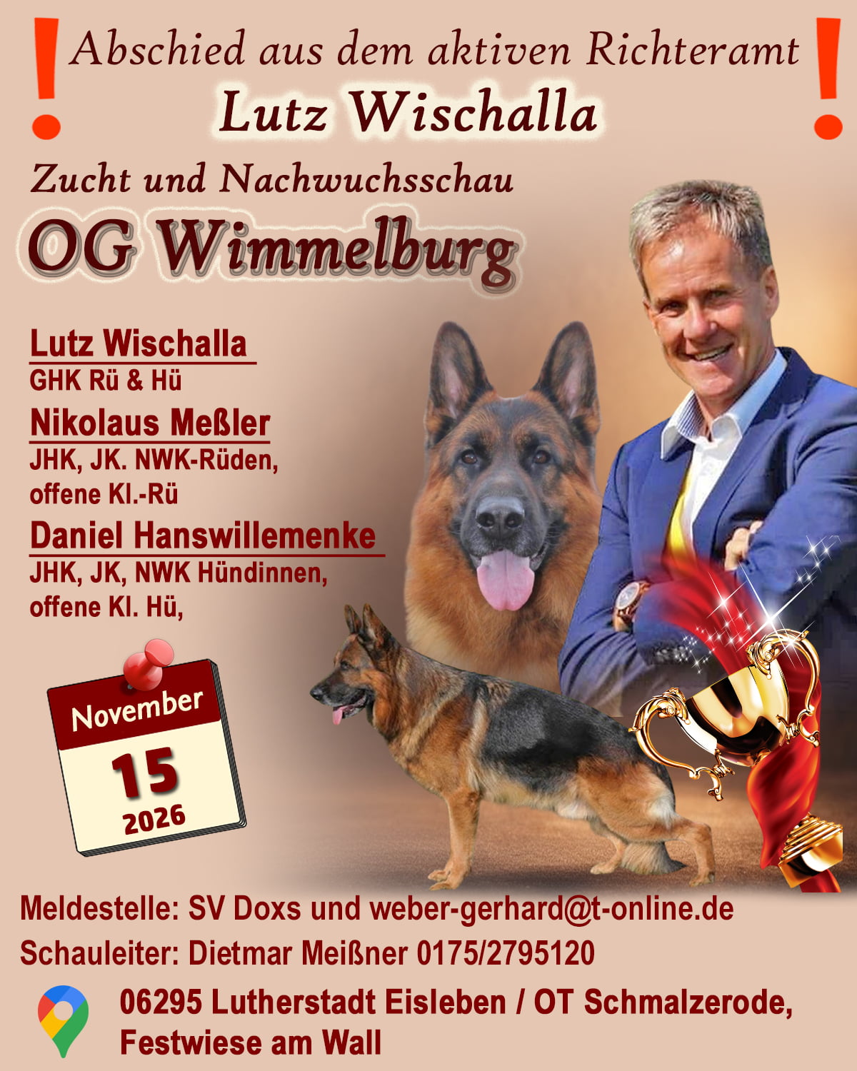 Flyer LG-Ausscheidungsprüfung 2025